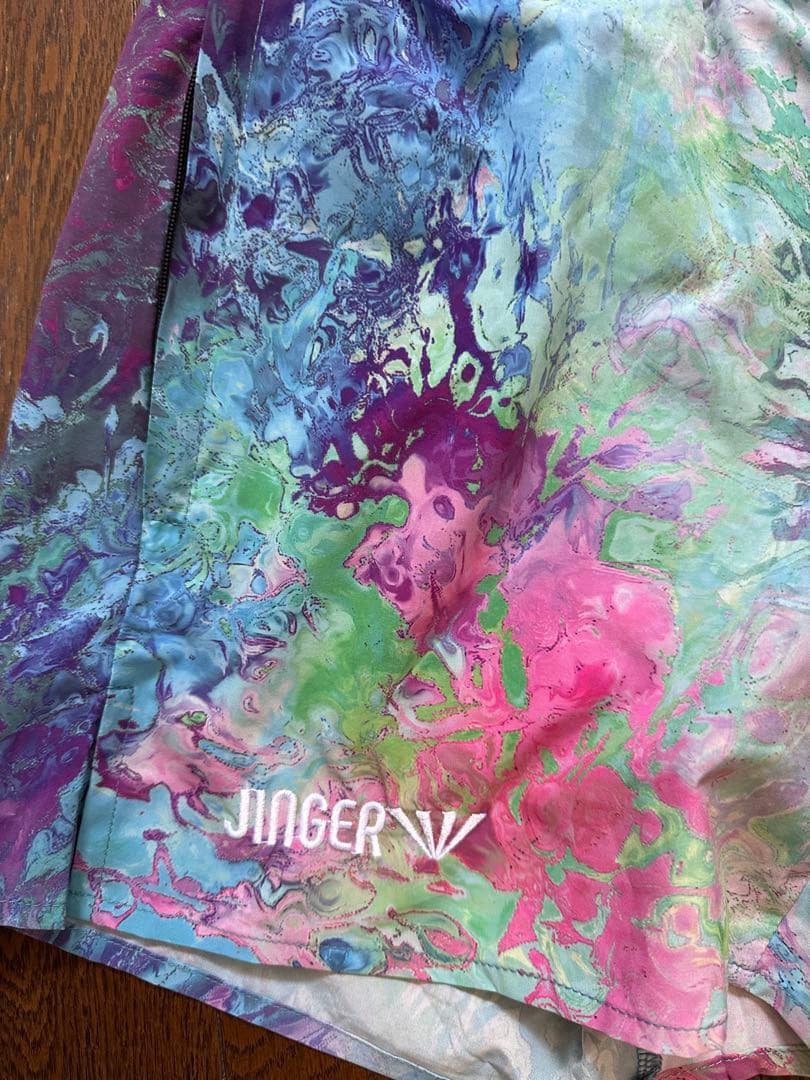 JINGER マルチカラーパターンショートパンツ ユニセックス Mサイズ