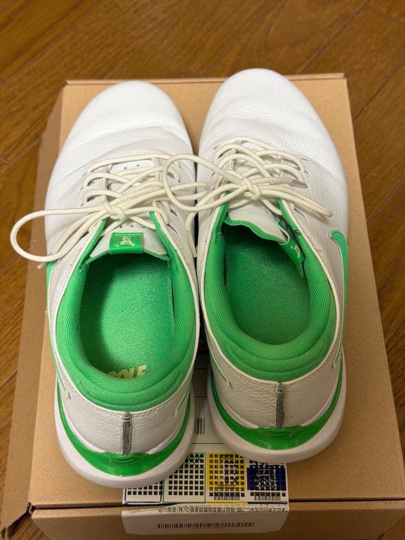 NIKEズームビクトリーツアー3/ホワイト/グリーン/ワイド/26.5cm