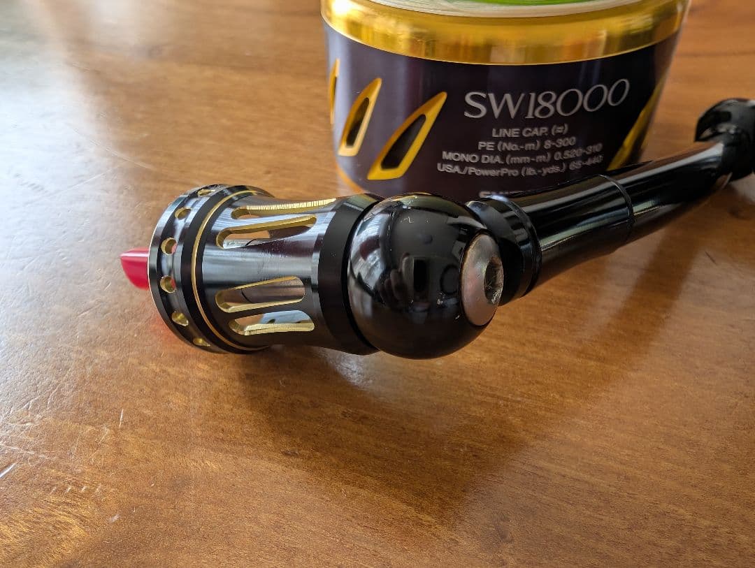 シマノ １３ ステラSW１８０００H用 スプールハンドルセット　中古