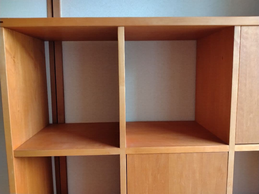 ACTUSアクタス 木製オープンシェルフ 9コンパートメント