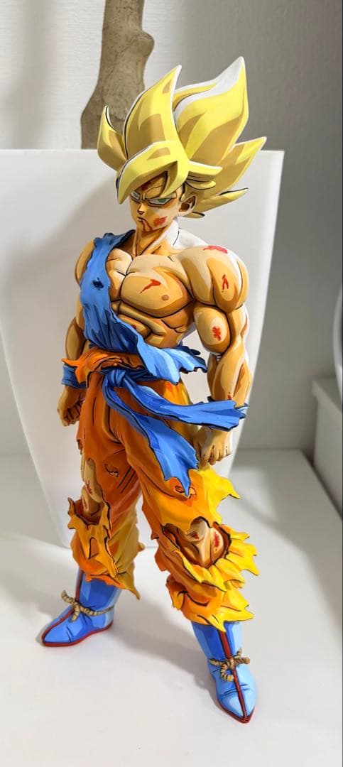 ドラゴンボールSMSPサイズ 伝説の超サイヤ人 孫悟空リペイント 二次元彩色