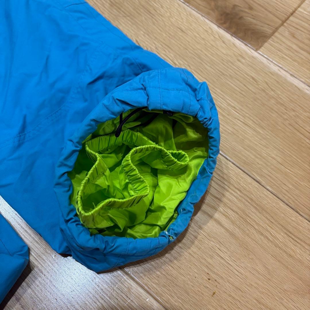 ノースフェイス キッズ スノーウェア 120 つなぎ スキーウェア ブルー