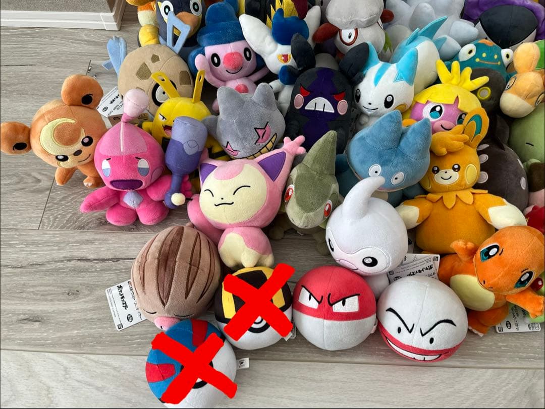 【タグ付き！】ポケモン ぬいぐるみ まとめ売り 47体セット