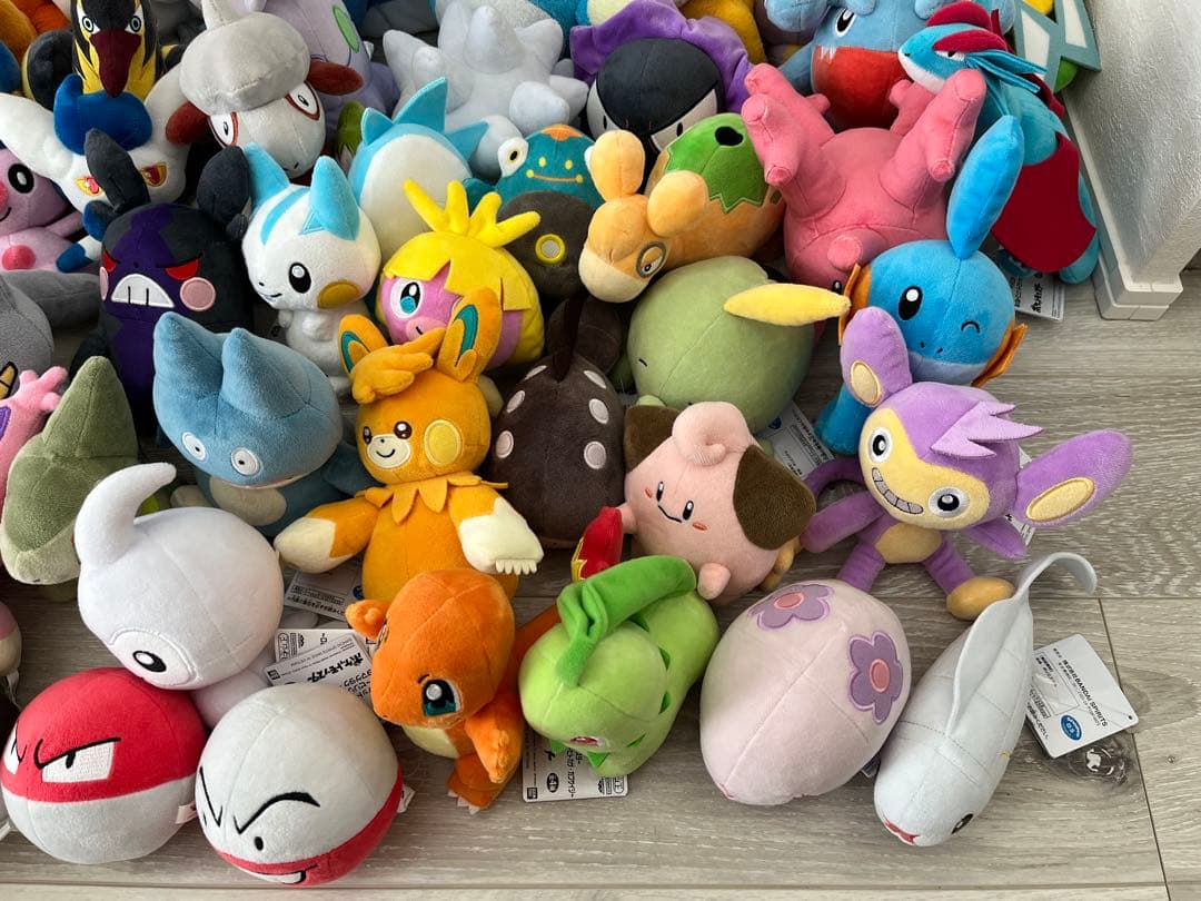 【タグ付き！】ポケモン ぬいぐるみ まとめ売り 47体セット