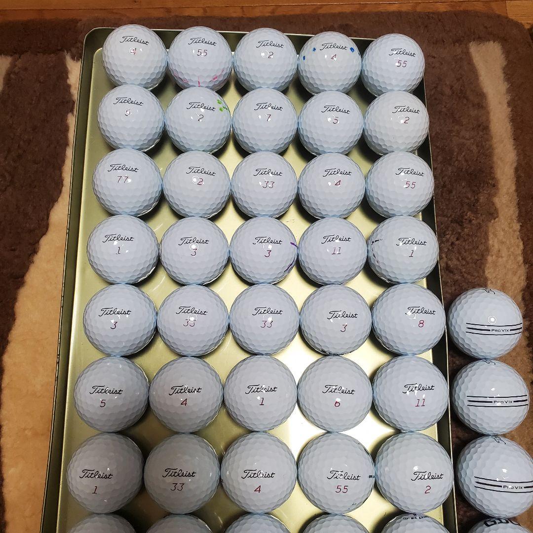 タイトリストPRO V1xロストボール2023年/25年モデル年式混合