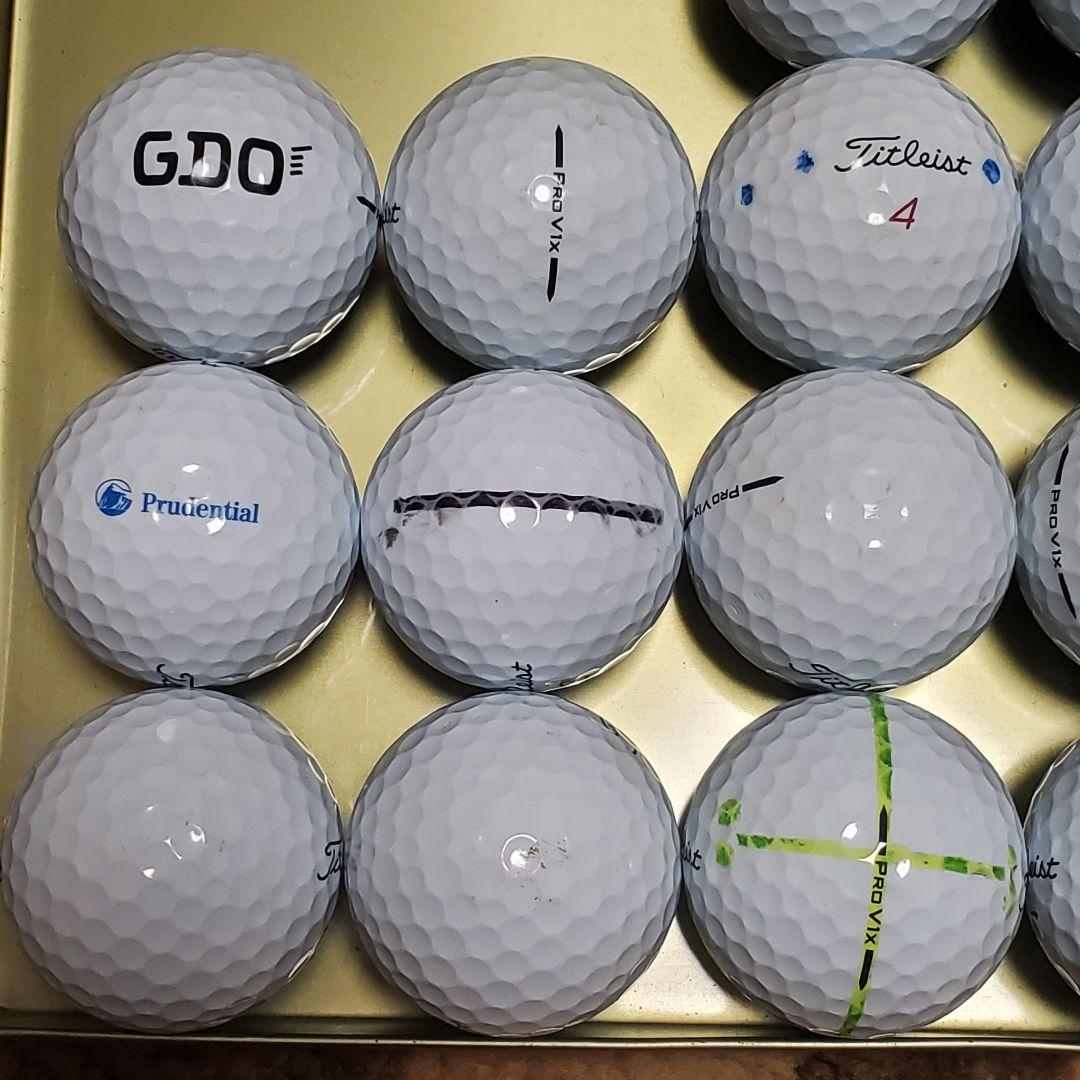 タイトリストPRO V1xロストボール2023年/25年モデル年式混合
