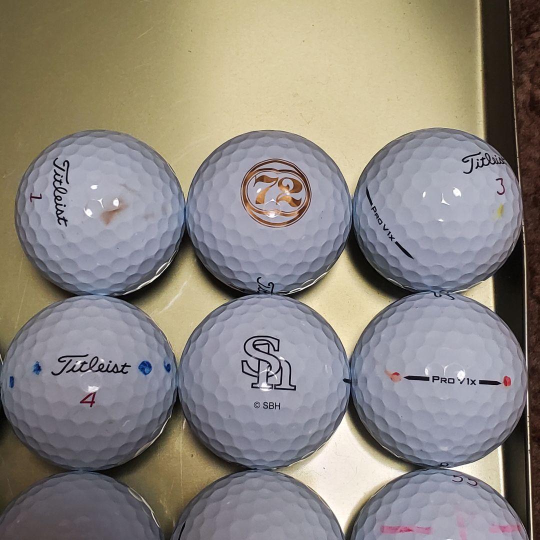 タイトリストPRO V1xロストボール2023年/25年モデル年式混合