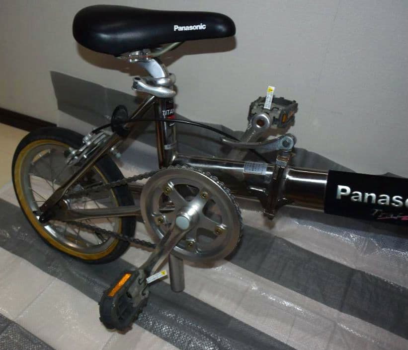 【ジャンク品】 Panasonic 折りたたみ自転車 トレンクル7500