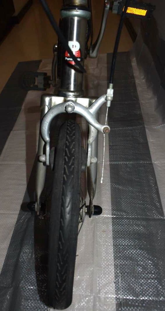 【ジャンク品】 Panasonic 折りたたみ自転車 トレンクル7500