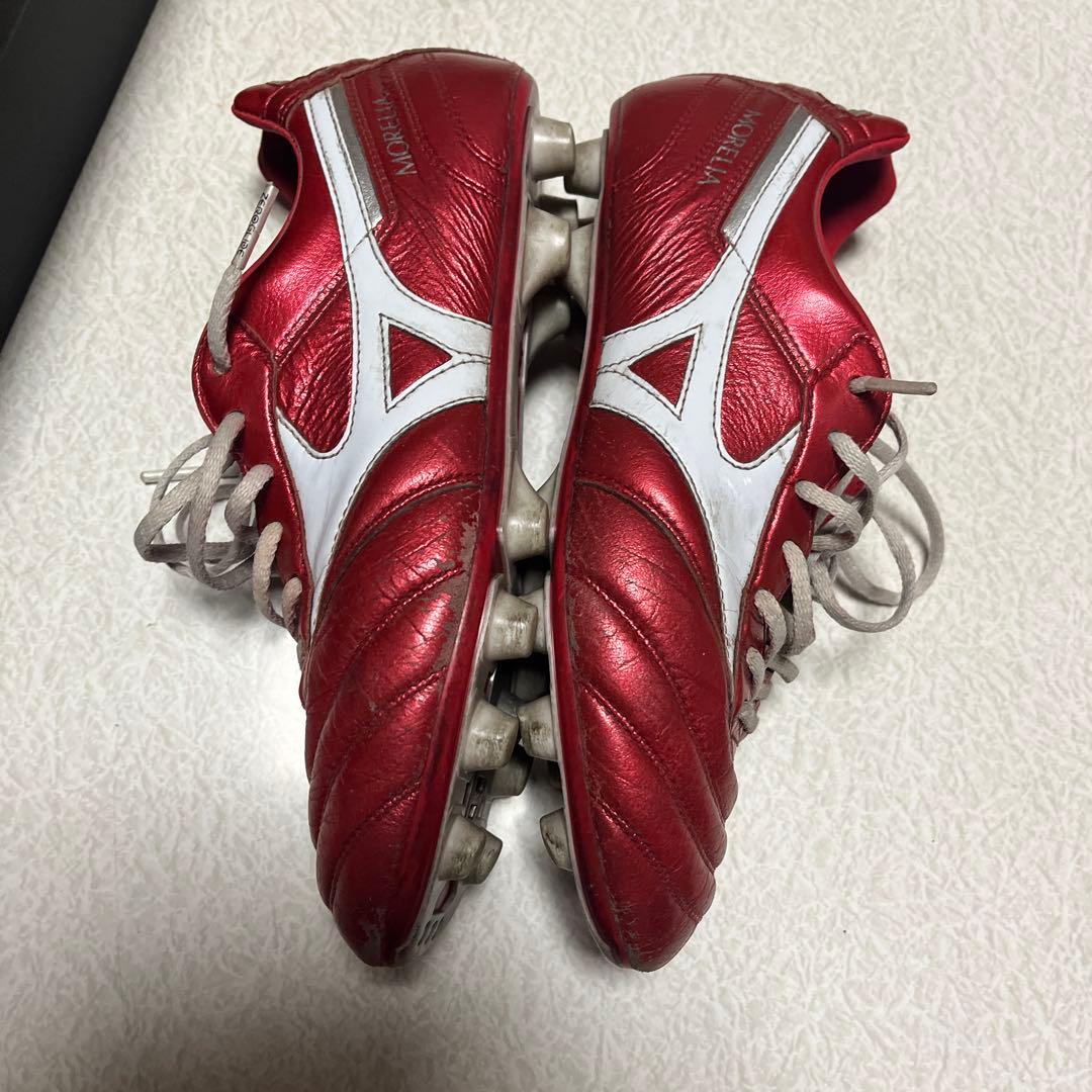 Mizuno Morelia II Japan レッド/ホワイト 23.5
