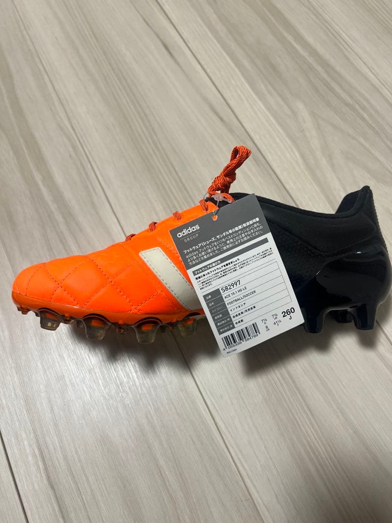 【未使用】アディダスサッカースパイク　エース15.1 hg 26.0