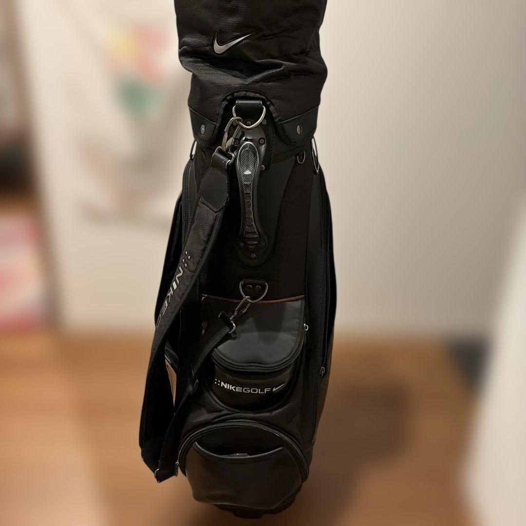 ナイキゴルフ キャディバッグ ブラック 廃盤 9型　6分割 NIKE GOLF