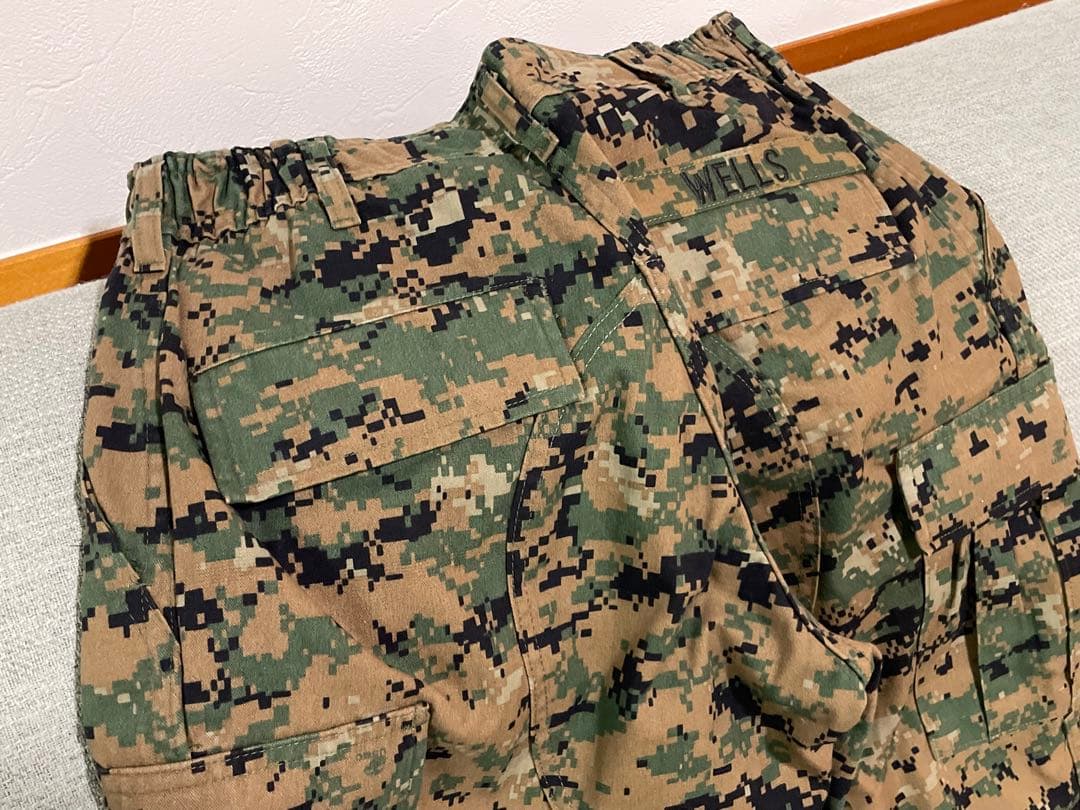 米軍実物 USMC MARPAT 上下セット Small-Short 美品