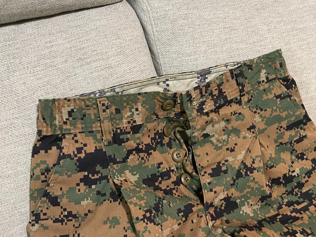 米軍実物 USMC MARPAT 上下セット Small-Short 美品