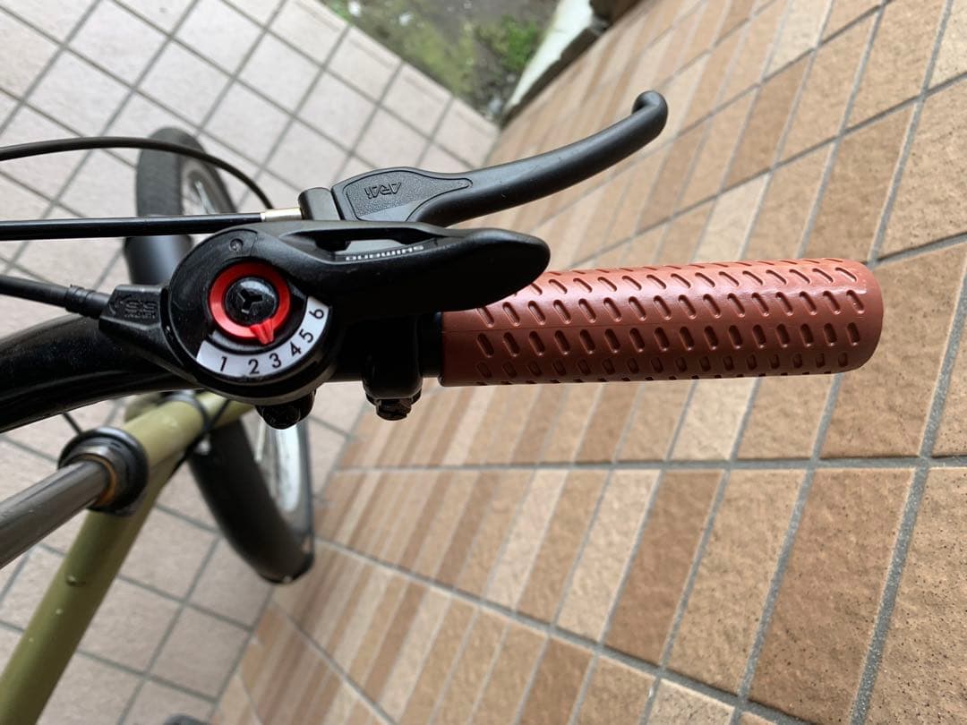 折りたたみ自転車 オリーブグリーン