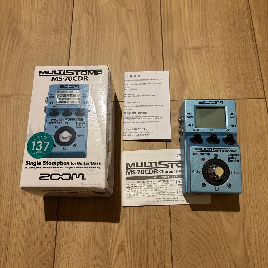 【美品】ZOOM MS-70CDR ギターエフェクター