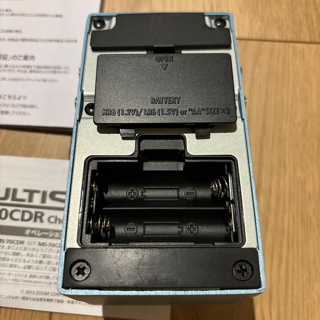 【美品】ZOOM MS-70CDR ギターエフェクター