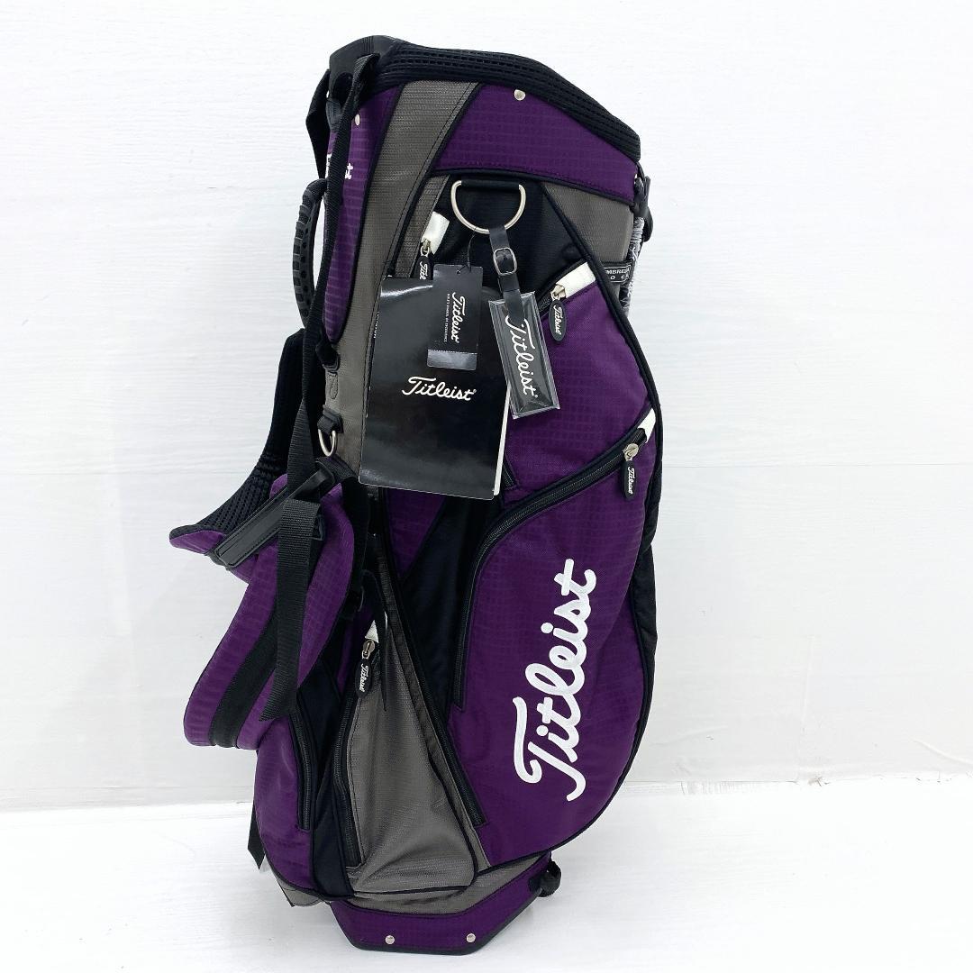 Titleist タイトリスト キャディバッグ ゴルフバッグ スタンド パープル