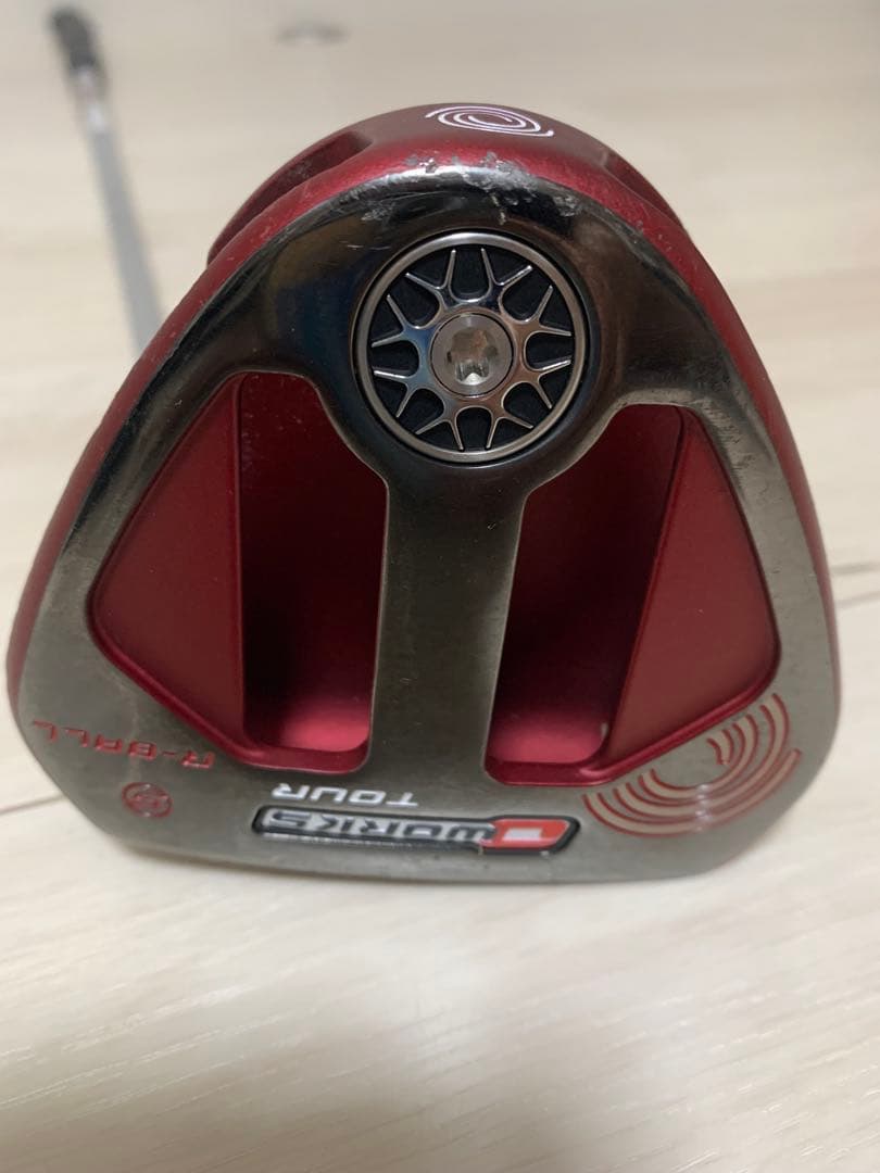 ODYSSEY Works Tour パター レッドヘッドカバー付き　34インチ