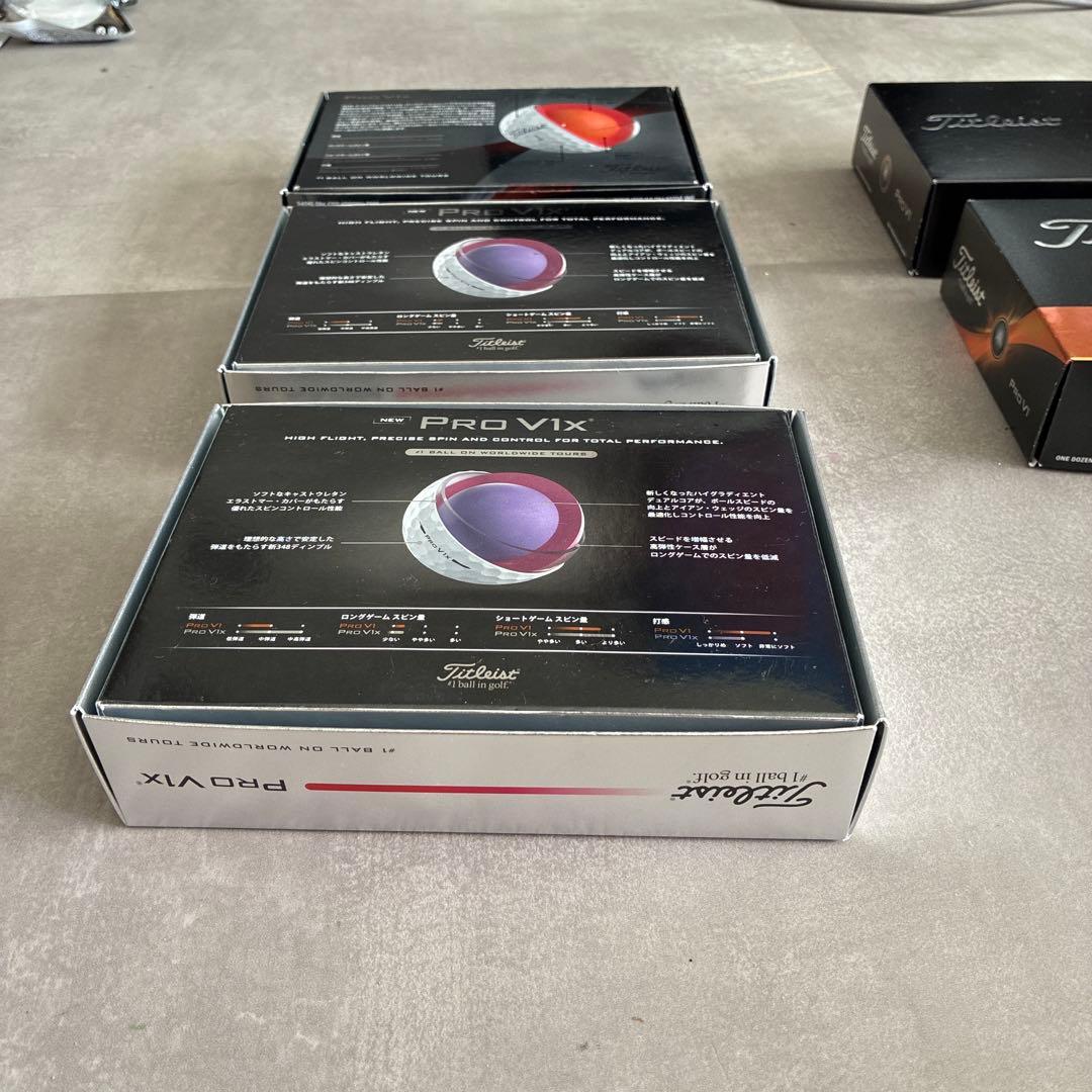 【新品】2025最新モデル　タイトリスト PRO V1x ホワイト 2ダース+1