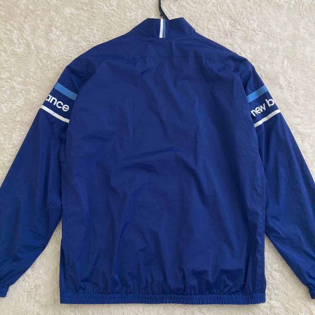 美品！New Balance Golf ジップアップジャケット　ブルー　2XL