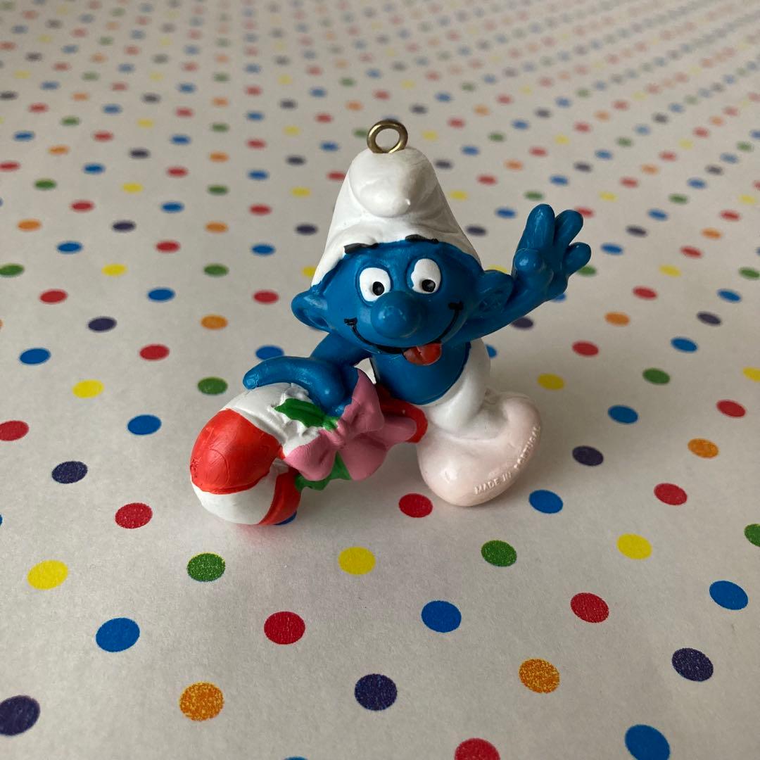 SMURFS スマーフ ポルトガル製 フィギュア ヴィンテージ クリスマス