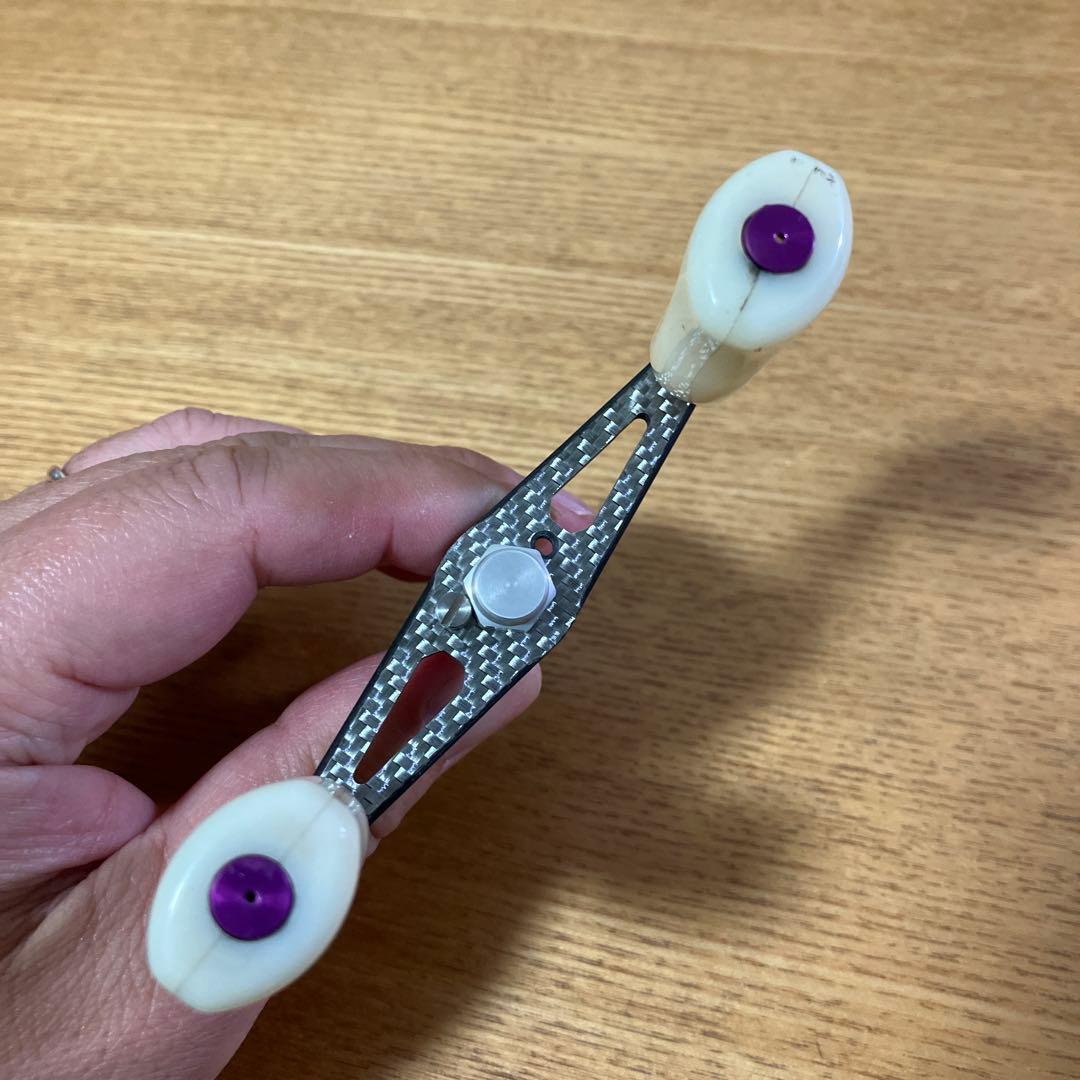 レア　ZPI シマノ用　ダブルハンドル　ボーンノブ　ゴメクサス　スタンド