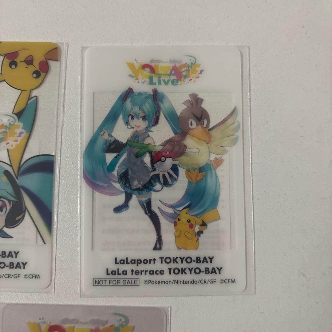 【コンプリート】Vocaloid Live 初音ミク ポケモンカード 5枚セット