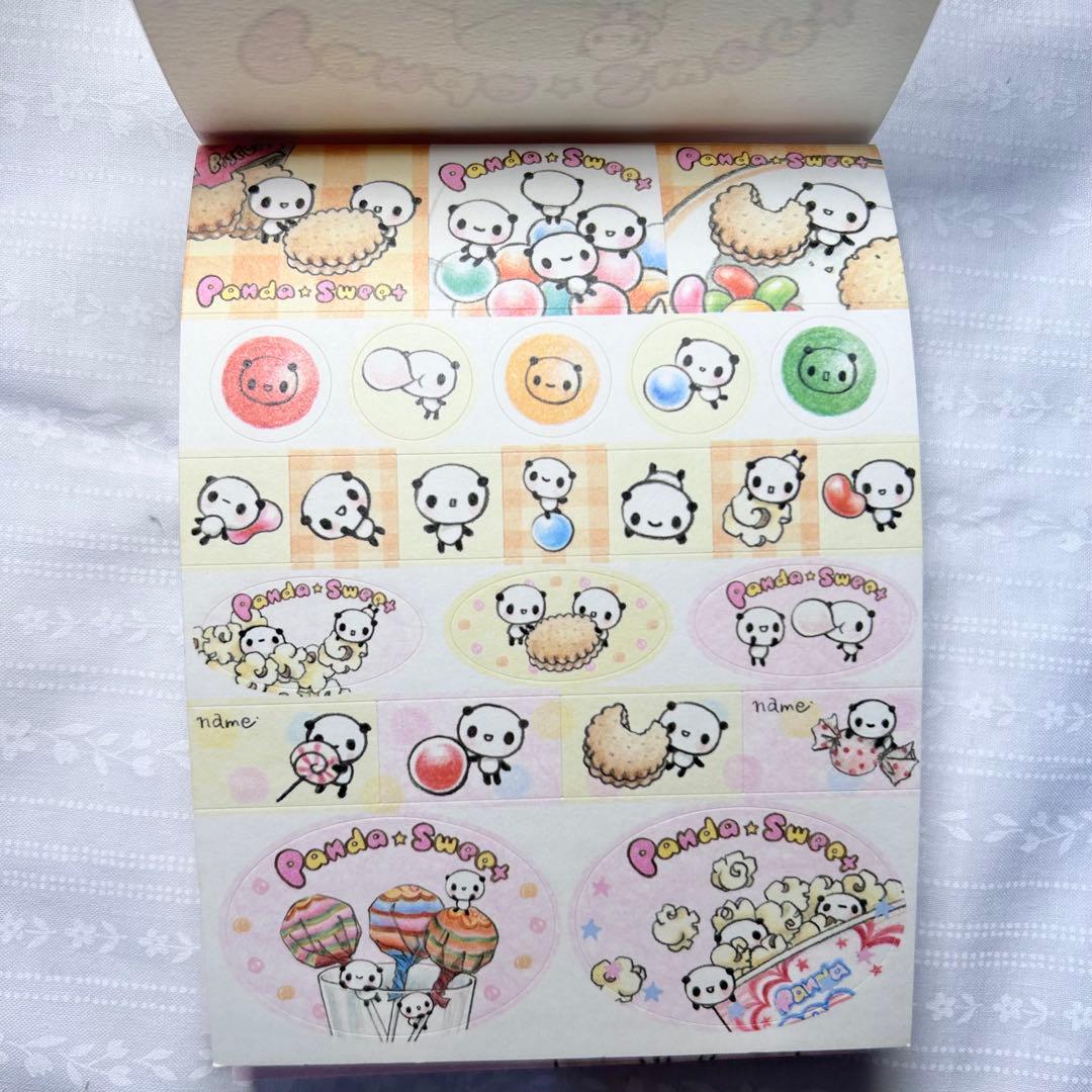 クーリア メモ帳 Panda☆Sweet 平成 レトロ