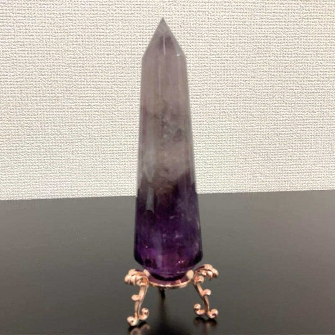 天然石　アメジスト フォーゲル　約15.5cm