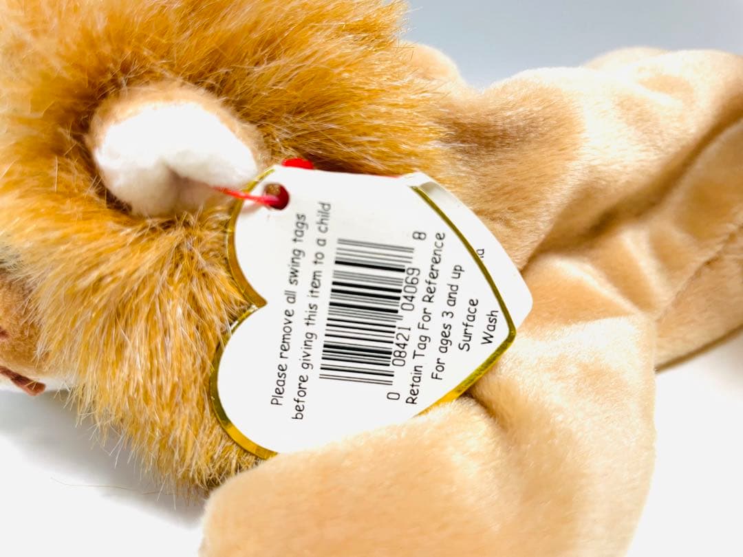 TYシリーズBEANIE BABYとBEANIE BUDDYのライオンぬいぐるみ