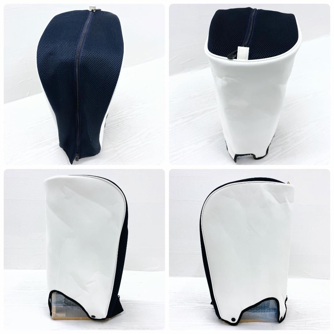 New Balance ホワイト/ネイビー キャディバッグ ゴルフバッグ