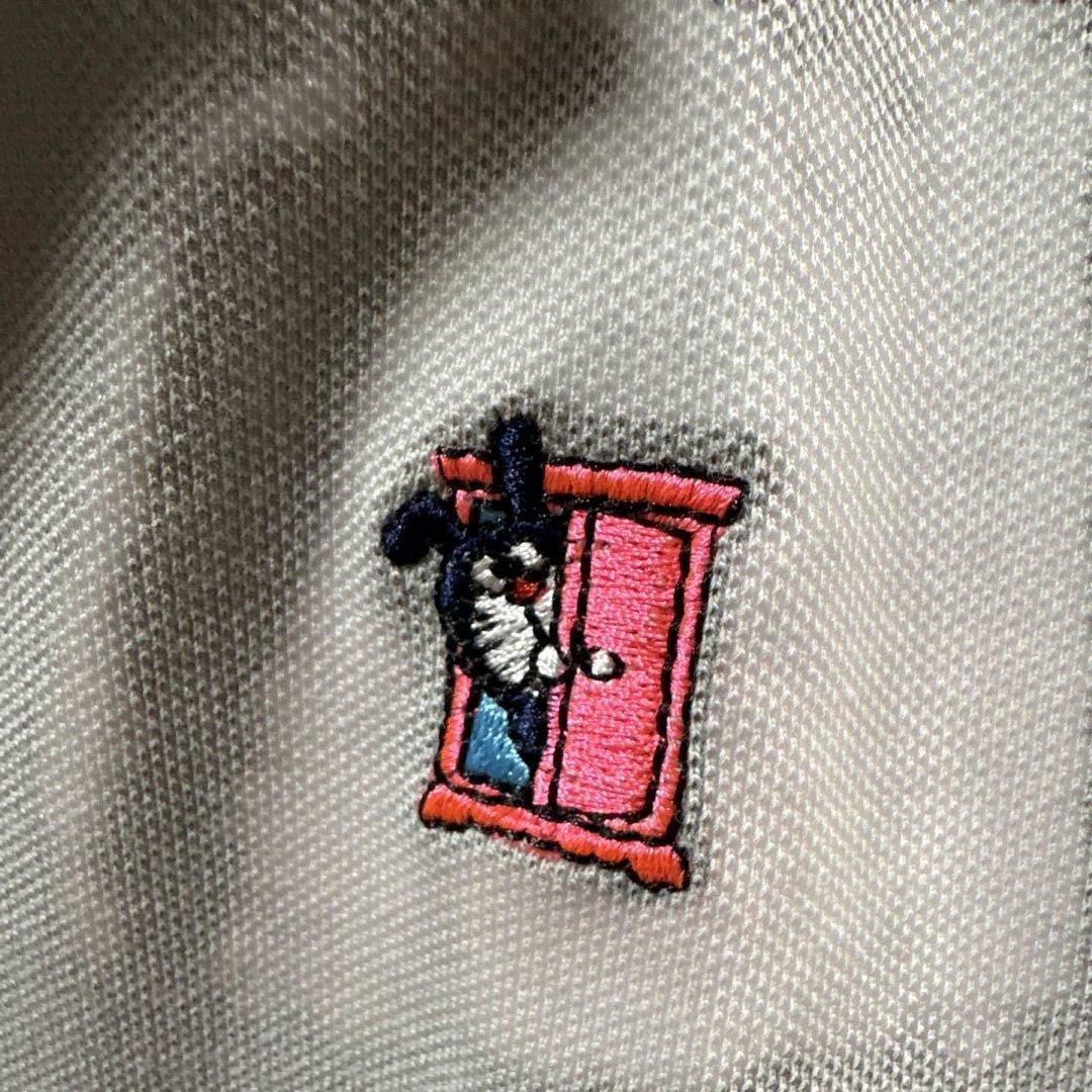 Jack Bunny! 刺繍柄 藤子プロコラボ‼️ グレー ポロシャツ