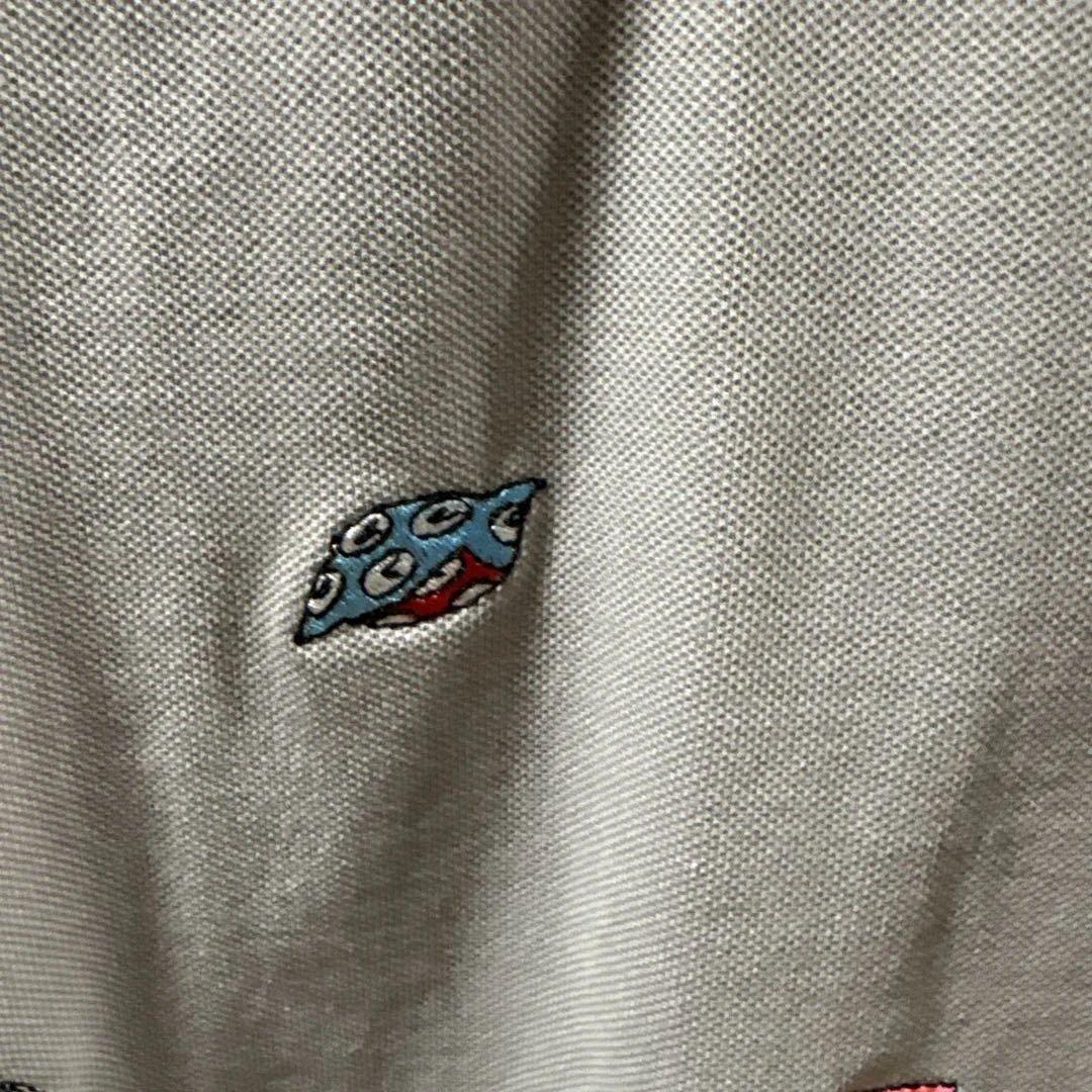 Jack Bunny! 刺繍柄 藤子プロコラボ‼️ グレー ポロシャツ