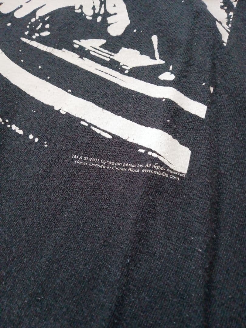 2001年製 ミスフィッツ ケネディー 暗殺 Tシャツ Мサイズ