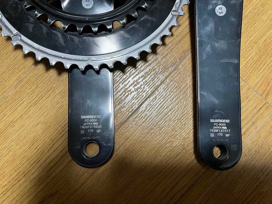 DURA-ACE FC-9000 50T-34T クランク　170mm