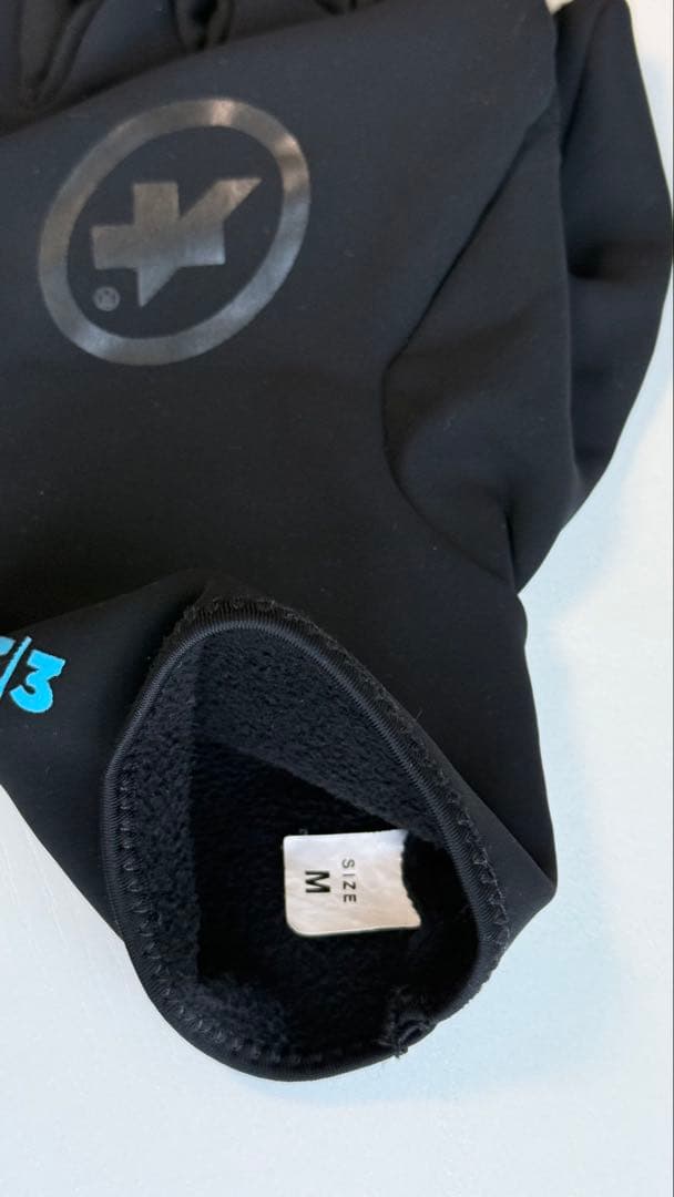 ASSOS winter gloves 自転車用グローブ Mサイズ 黒