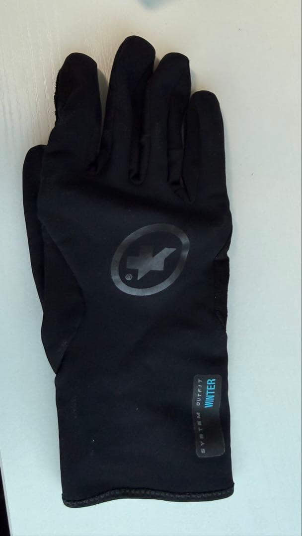 ASSOS winter gloves 自転車用グローブ Mサイズ 黒