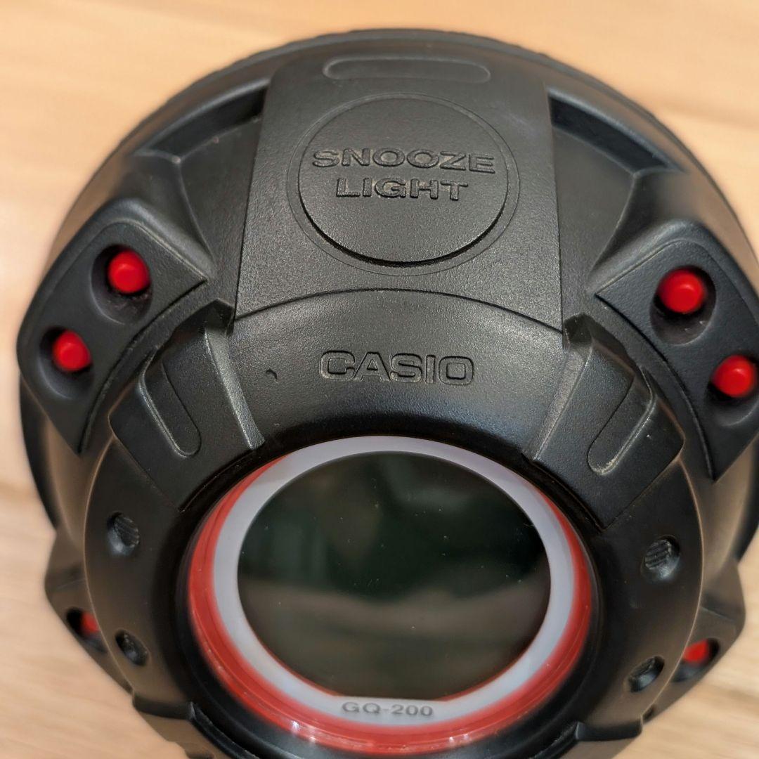 【動作確認済】CASIO GQ-200 G-SHOCK 赤 目覚まし時計