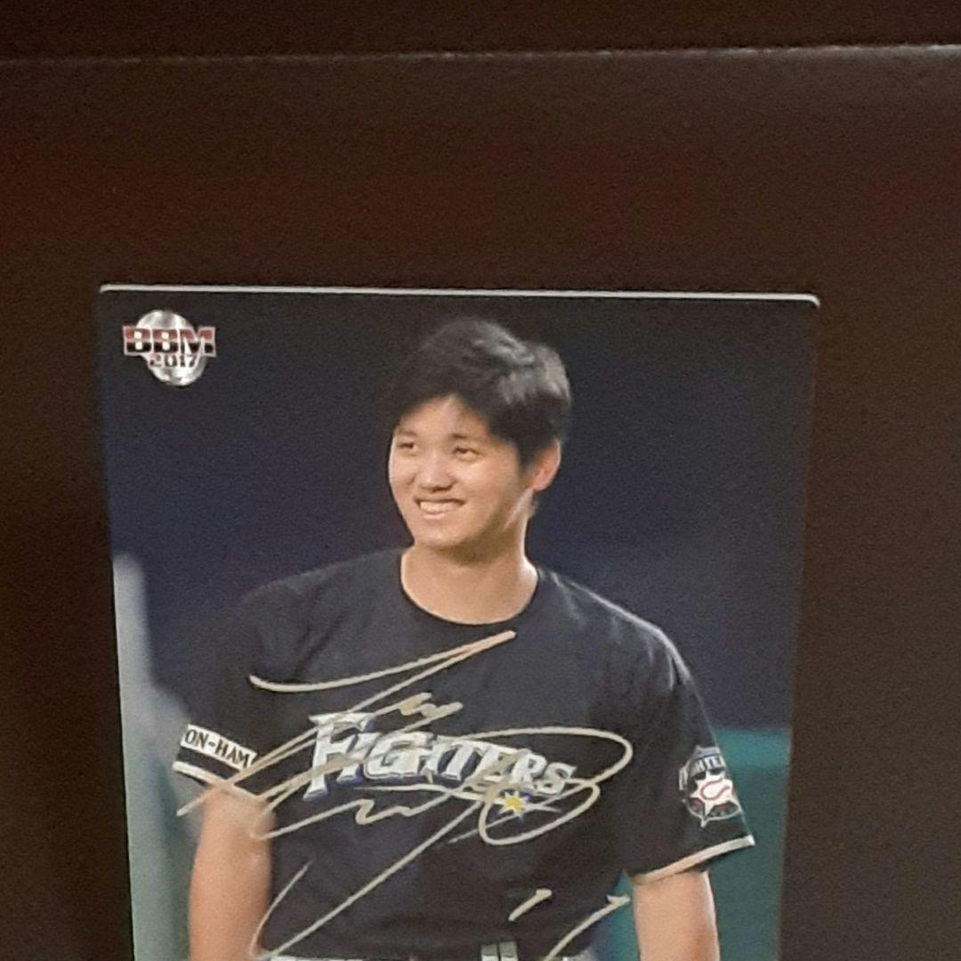 【非売品】大谷翔平2017ホームランソーセージカード3枚セット金サイン入り限定版