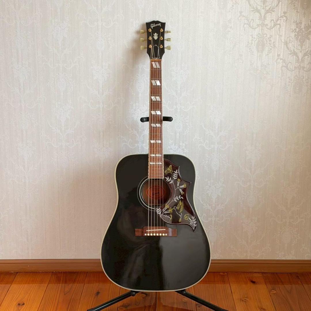 要コメント・現物確認可・Gibson ハミングバード EB 黒 カスタムショップ