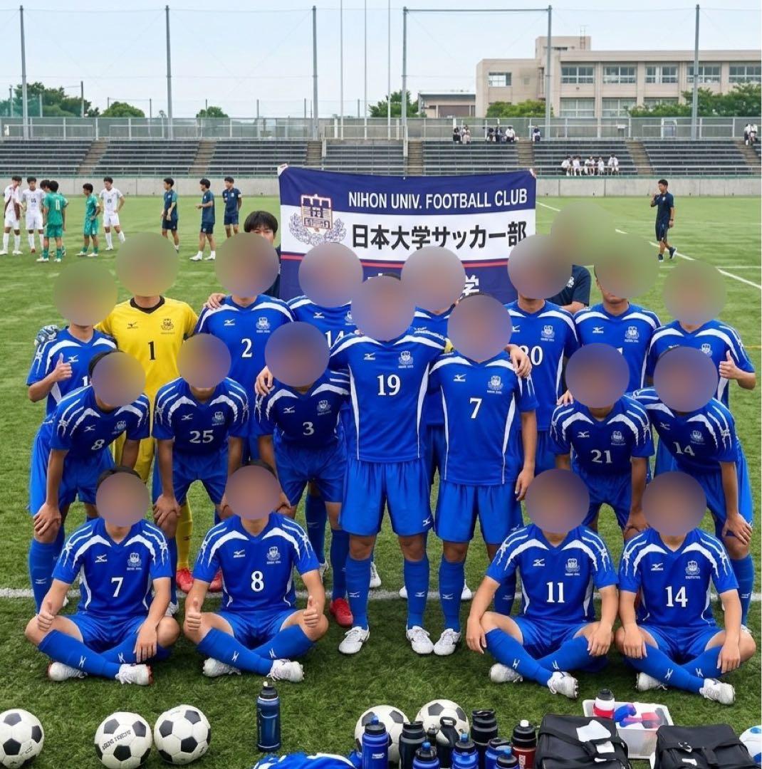 日本大学サッカー部　公式戦ユニフォーム　L 高校　大学　【23日まで掲載】