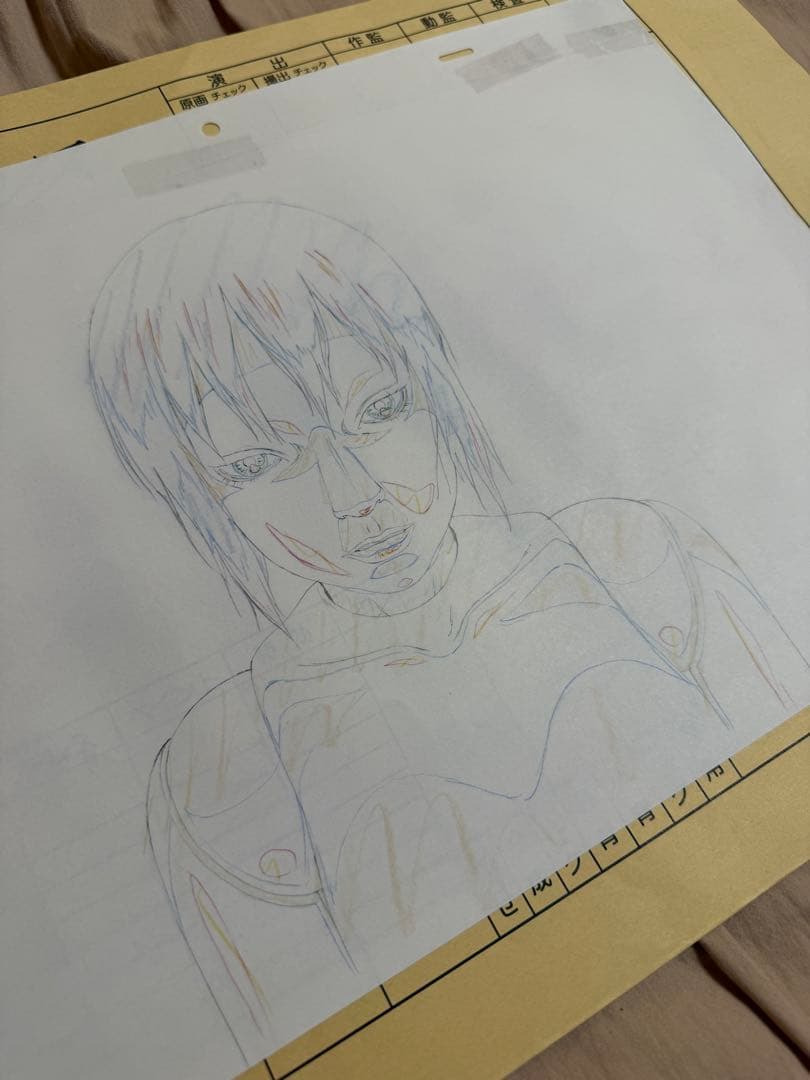 【超美品】攻殻機動隊展　原画　草薙素子　セル画