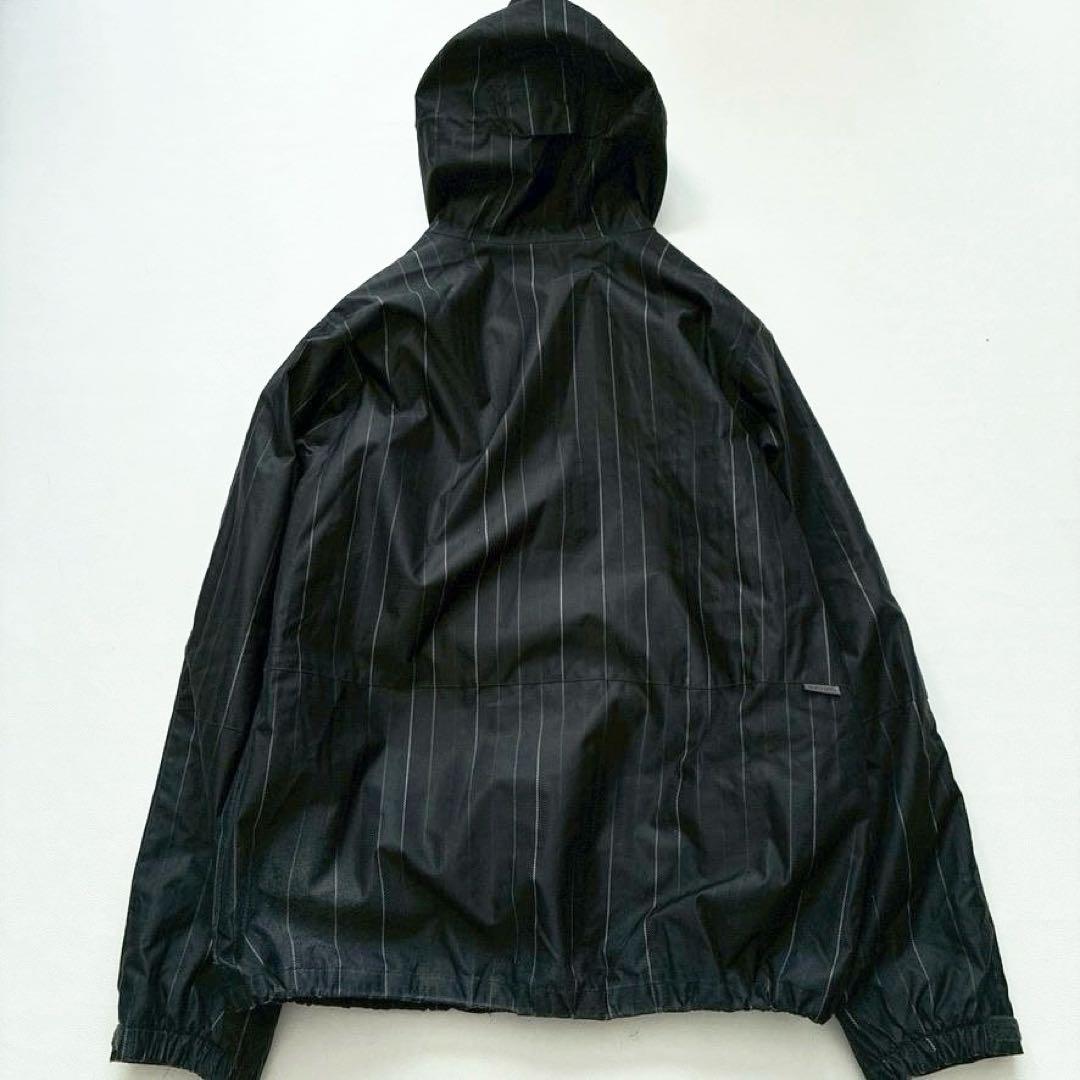 【高機能】BURTON スノボジャケット L DRYRIDE 黒 ストライプ