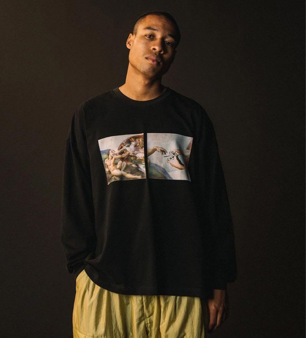 新品　TIGHTBOOTH 長袖Tシャツ L 黒 プリント