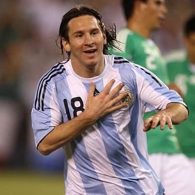ウェア 07/08 Messi Argentina National Uniform