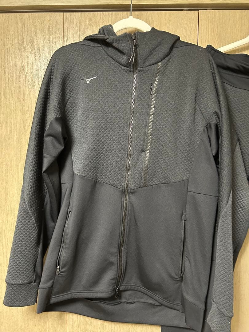 MIZUNO ミズノ ジャージ 上下 セットアップ ブラック キルティング XL