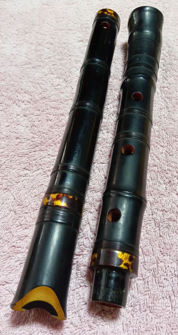 中古品*尺八 黒