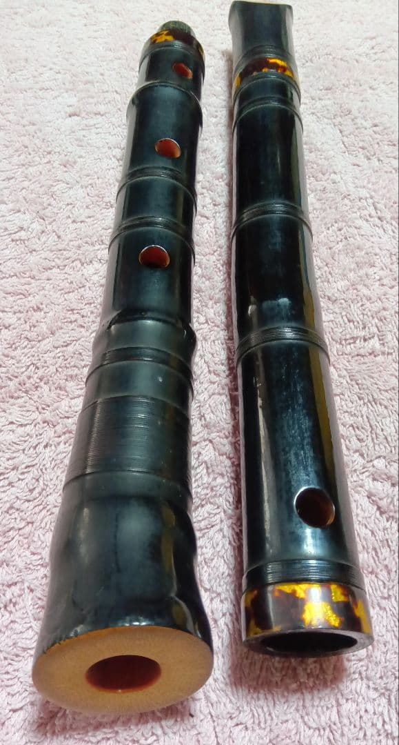 中古品*尺八 黒