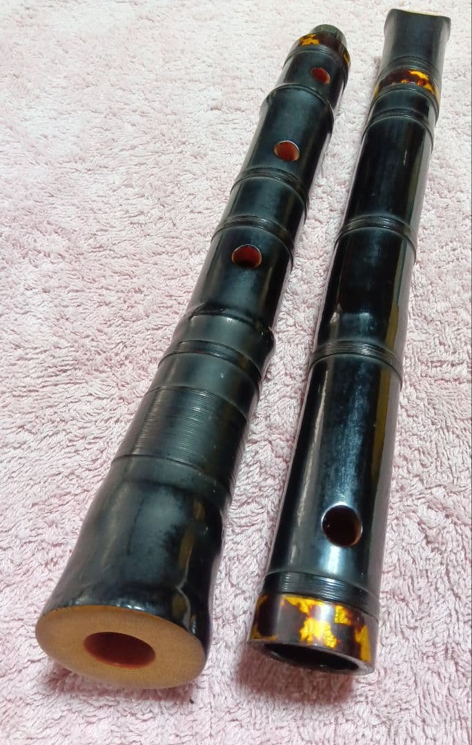 中古品*尺八 黒